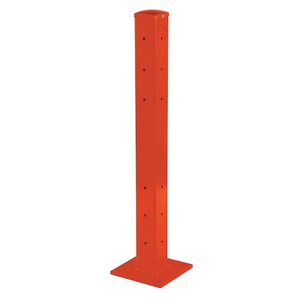 Vestil Rigid Tube Post 42 In Bolt-On Style Orange GR-F3R-DI-TP42-OR - main